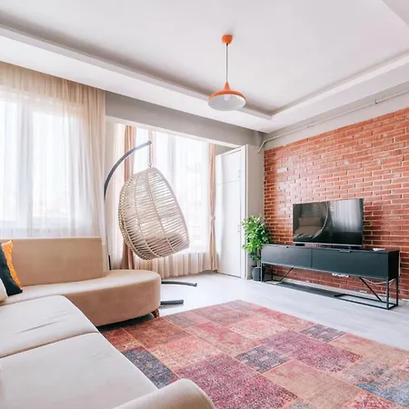 아파트 Charming Flat 3 Min To Bull Statue 5 Min To Moda 이스탄불